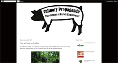 Desktop Screenshot of culinarypropaganda.com